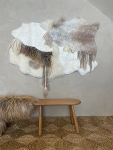 Miko Sheepskin Rug #23 "Painting With Wool" series