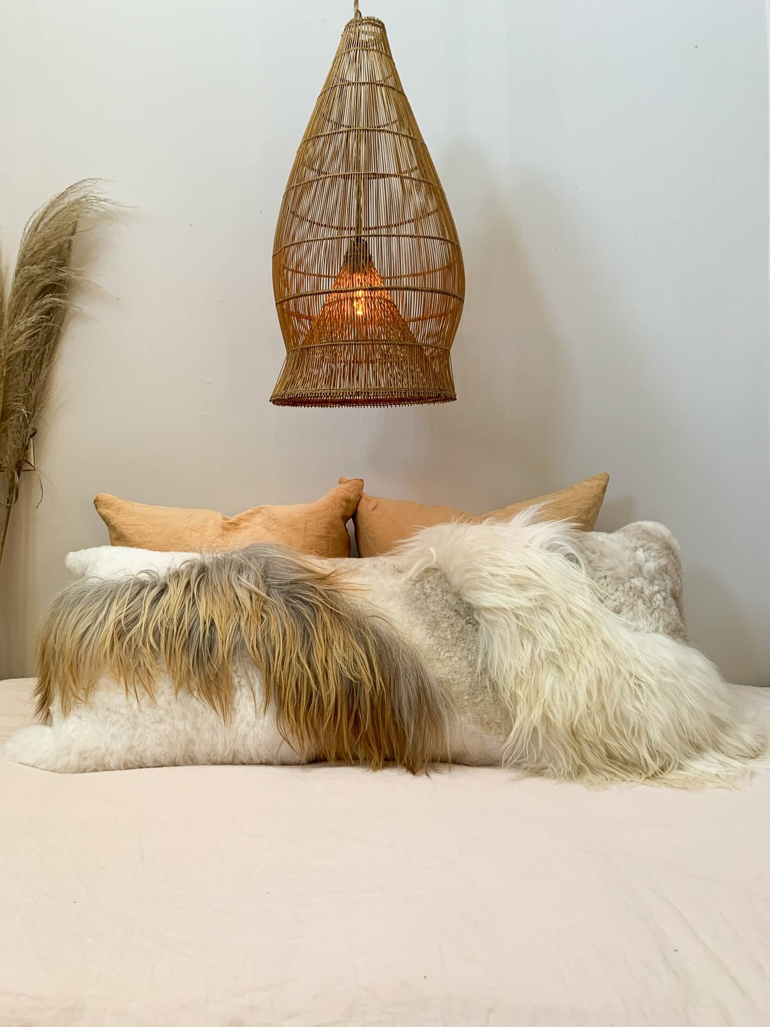 Sheepskin Lumbar Pillow - Seven Sundays Studios