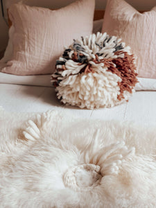 Braided Sheepskin Rug