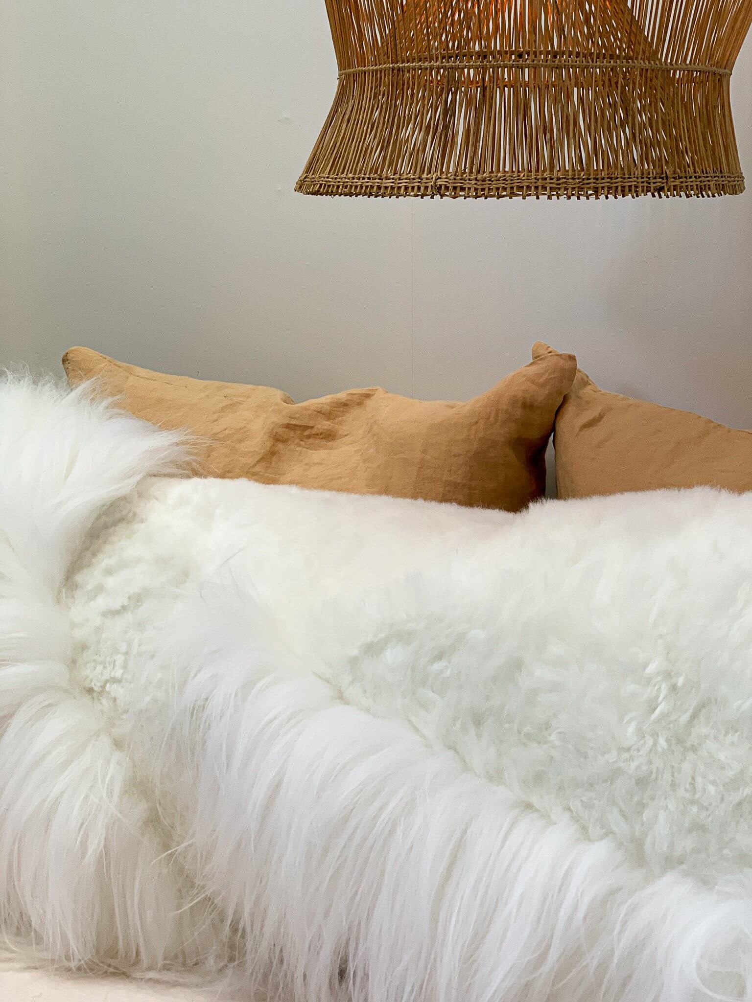 Sheepskin Lumbar Pillow - Seven Sundays Studios