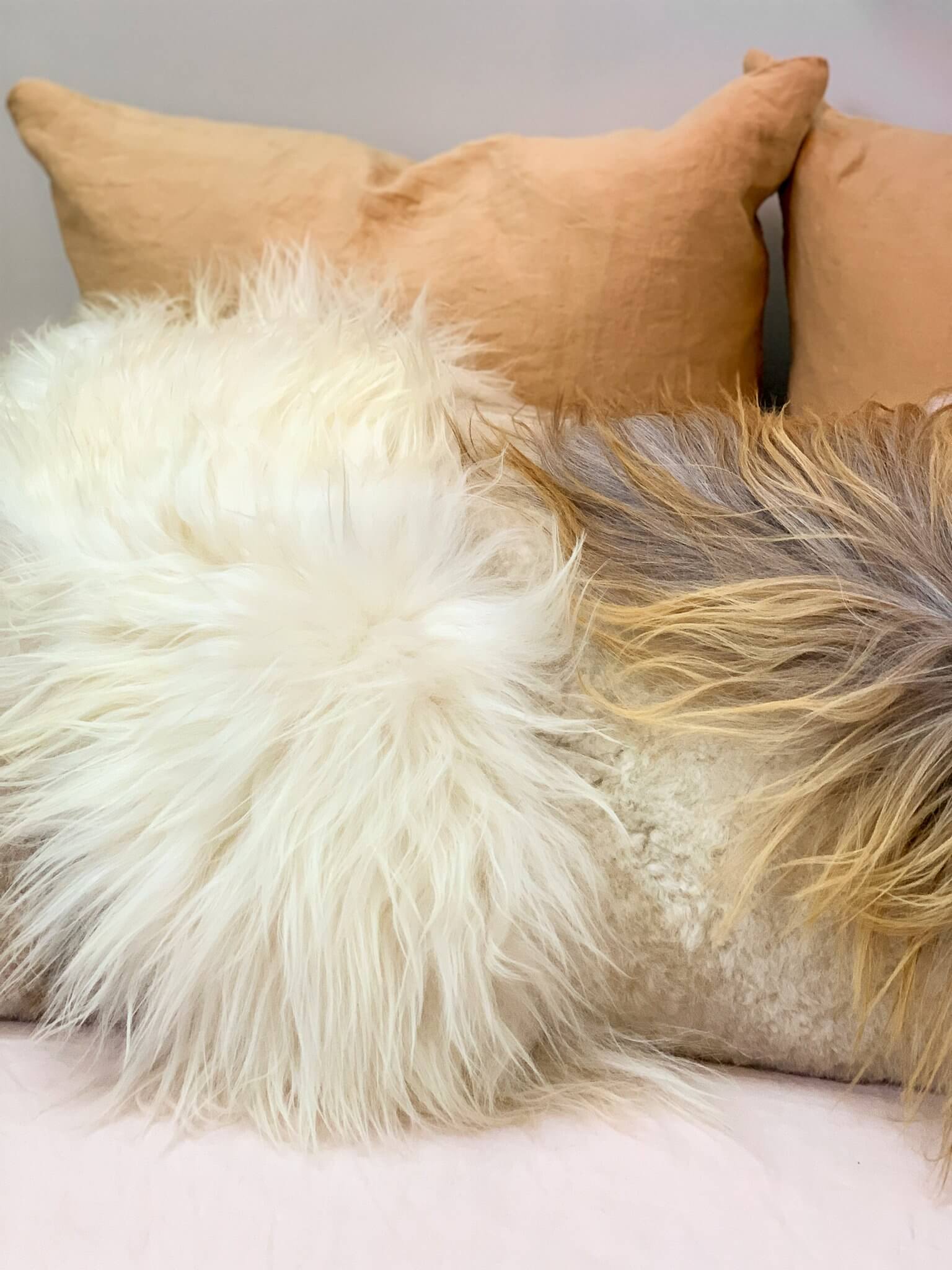 Sheepskin Lumbar Pillow - Seven Sundays Studios