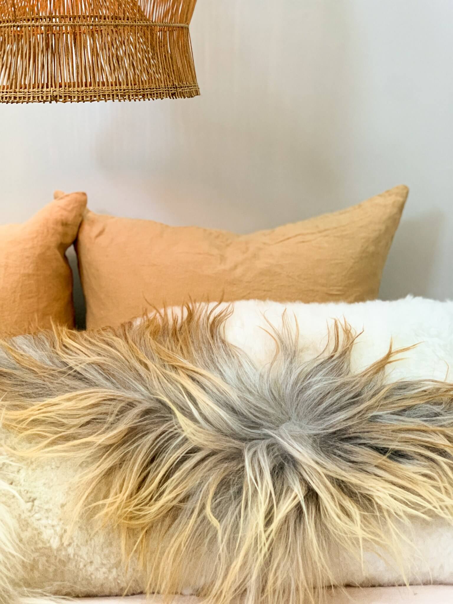 Sheepskin Lumbar Pillow - Seven Sundays Studios