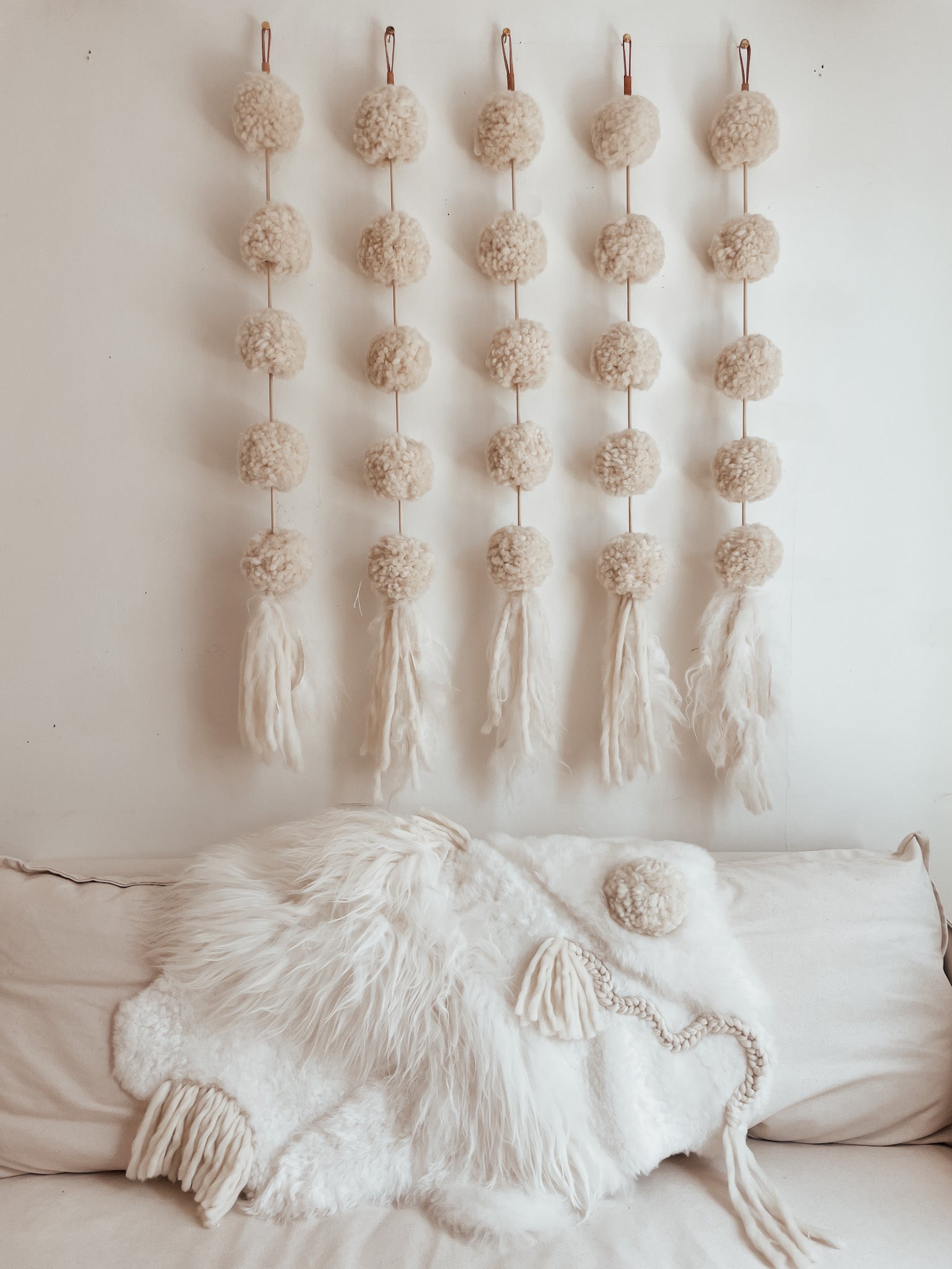 Miko Sheepskin Wall Hanging