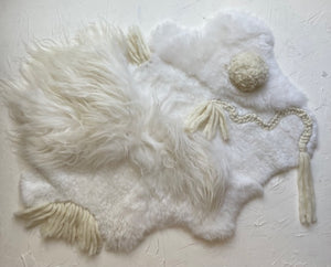 Miko Sheepskin Wall Hanging